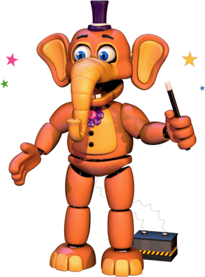 This is the Avatar Image for the Orville The Elephant (FNAF 6) AI Voice and Text to Speech Generator